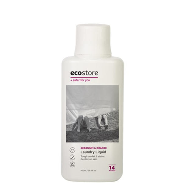 eco store(エコストア) ランドリーリキッド ゼラニウム＆オレンジ 500ml