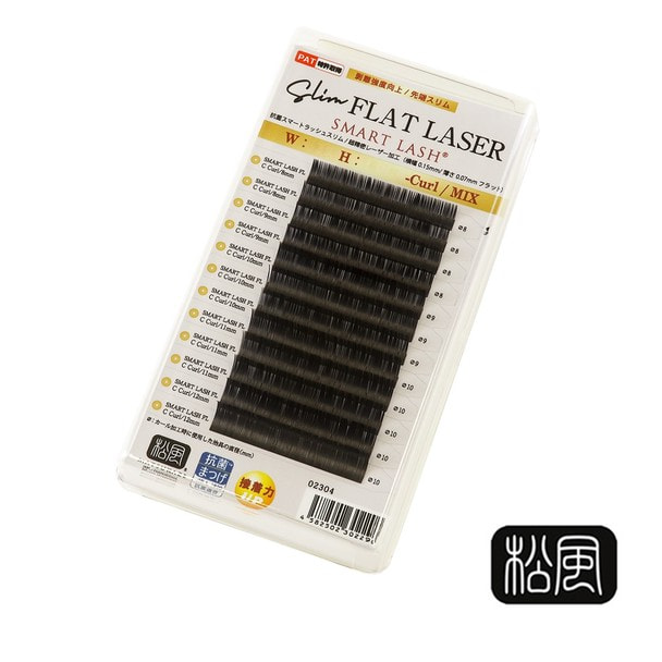 【松風】フラットレーザースリム[Jカール太さ0.1長さMIX](02300) 1