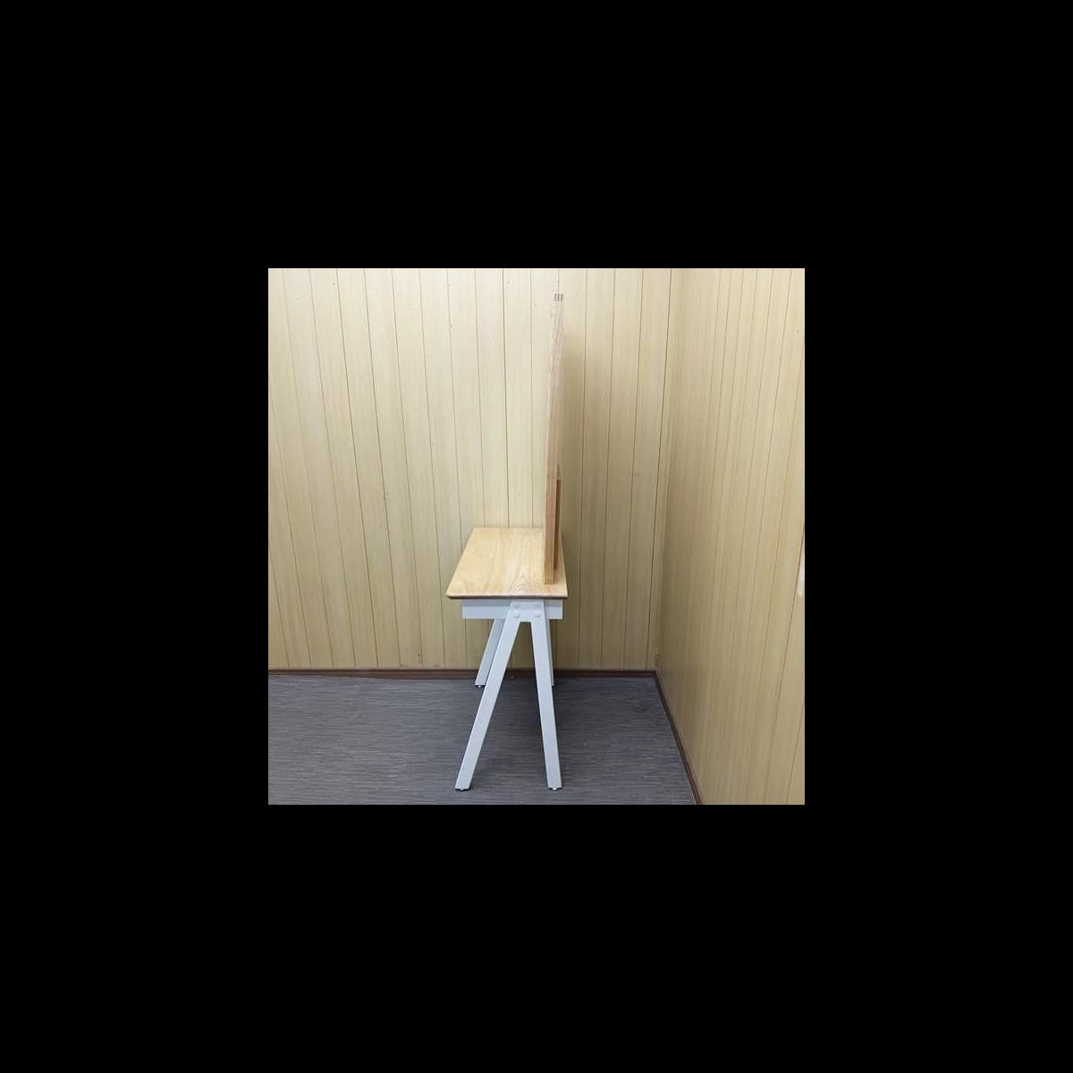 自立式木製片面ドレッサー ウッド ホワイトの卸・通販 | ビューティ