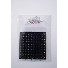 Simplicity耳つぼジュエリー モノトーンカラーミックス 1シート【100粒】