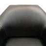 タカラベルモント STYLING SOFA II Morb ブラック アルミバー付 丸盤ベース 新品レザー張替済 8