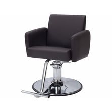 【アウトレット】スタイリングチェア ALVIN ダークブラウン（トップ）