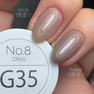No.8 Tokyo カラージェル G35 グリッターブラウン 4g 2