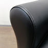 タカラベルモント STYLING SOFA TYPE B スタイリングソファ タイプB ブラック アルミバー付 丸ベース 新品レザー張替済 12