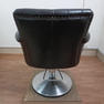 タカラベルモント Vintage Chair ビンテージチェア ブラウン 丸ベース 4