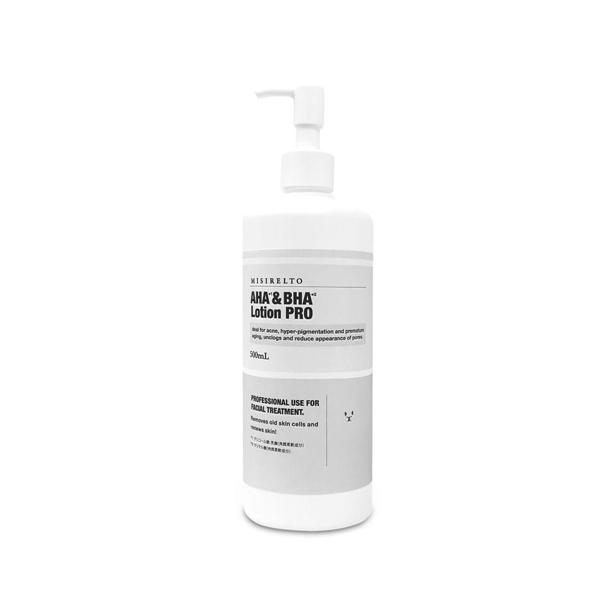 ミシレルト　AHA & BHA ローション PRO 500mL ミシレルト AHA&BHAローション PRO 500mlの卸・通販 | ビューティガレージ