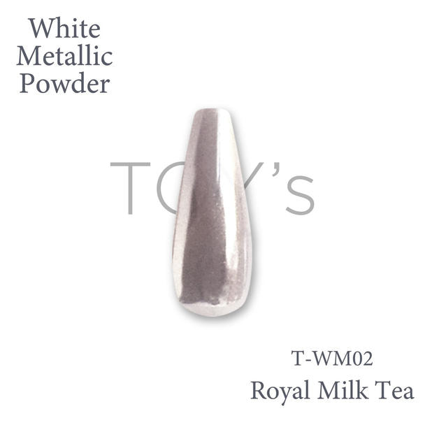TOY’s × INITY ホワイトメタリックパウダー T-WM02 ロイヤルミルクティー 1