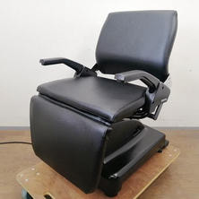 タカラベルモント FERIO OPEN TYPE フェリオオープン ブラック レッグレスト連動 新品レザー張替済