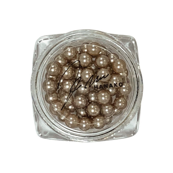 KiraNail（キラネイル）Hanakoセレクト パール ラウンド ホワイトゴールド 3.8mm 1