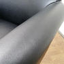 タカラベルモント STYLING SOFA TYPE B スタイリングソファ タイプB ブラック アルミバー付 丸ベース 新品レザー張替済 10