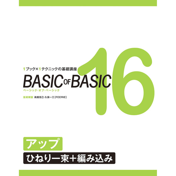 BASIC OF BASIC vol.16 アップ＜ひねり一束＋編み込み＞