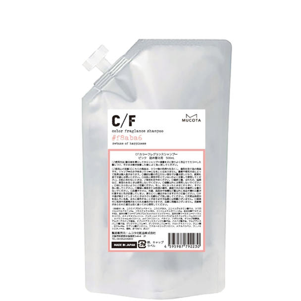 CF カラーフレグランスシャンプー ピンク 500ml(レフィル)  1