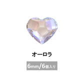 プレシオサ MAXIMA ハート (FB) オーロラ 6mm 6P