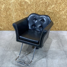 【中古】ビューティガレージ　スタイリングチェア 『BELTA（ベルタ）/上部のみ』ヴィンテージブラック