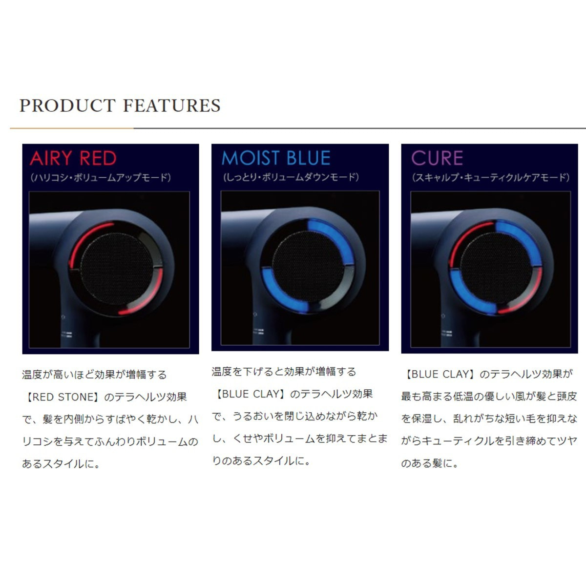 ホリスティックキュアドライヤーRp. (レシピ)CCID-G04B(1400W)の卸