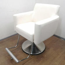 タカラベルモント スタイリングソファ２ Coff コフ アイボリー アルミバー付 丸ベース 新品レザー張替済