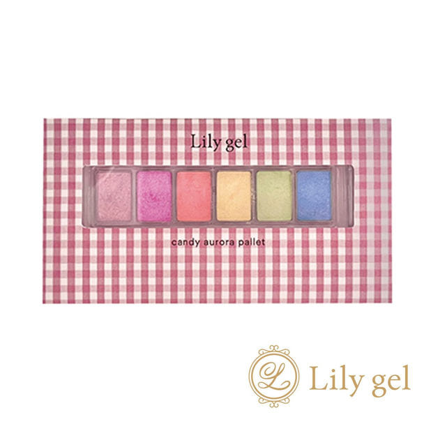 Lily gel キャンディーオーロラパレット 6色入り [FR00CAP] 1