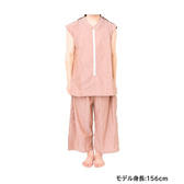 100％コットン リラックス患者着 ライトブラウン