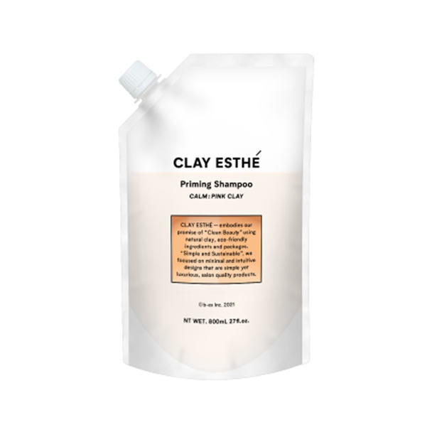 クレイエステ プライミングシャンプー ピンククレイ 800ml（パウチ） 1