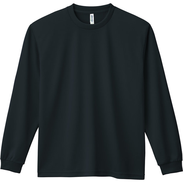 ドライロングスリーブTシャツ 4.4オンス 00304-ALT（LL）（ブラック） 1
