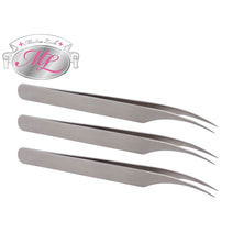 【メディカラッシュ】国産精密ツイザー(曲線)(お得な3本セット)