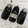 KiraNail リーフ型くりぬきスタッズ ゴールド 1.5mm×3.0mm 500個入り 3