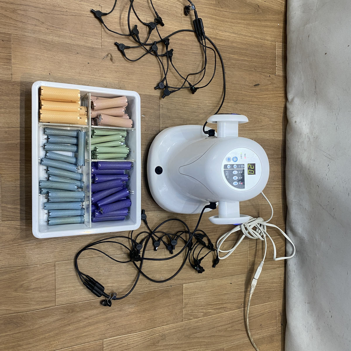 ロッド付き　システムキュール　デジタルパーマ機器　美容室 DS-300Q 資生堂 システムキュール DS-300Q デジタルパーマ機 美容室 送料込み