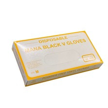 【アウトレット】MANA Black Vグローブ Mサイズ（50枚入り）