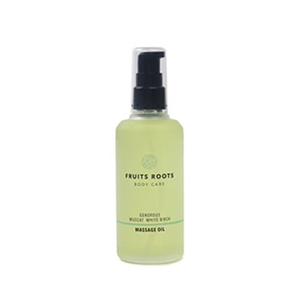 フルーツルーツ マッサージオイル マスカット＆ホワイトバーチ（ジェネラス）100ml【店販用】