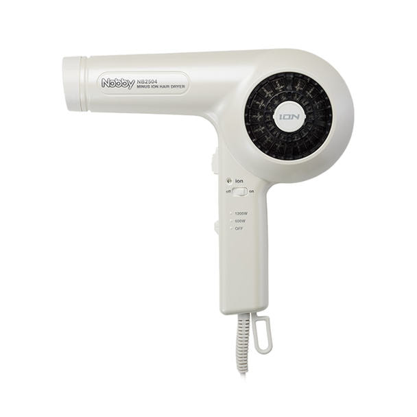 ノビー NB2504 マイナスイオンヘアードライヤー ホワイト（1200W）の卸・通販 ビューティガレージ