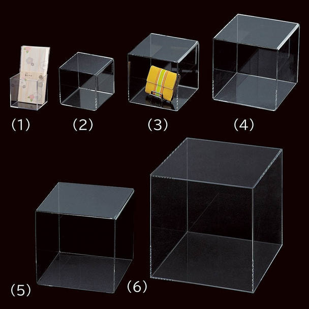 透明アクリル5面ボックス＜15cm角＞ 1