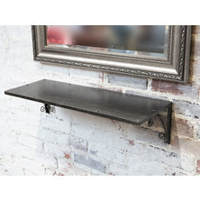 【アウトレット】アンティークアイアンカウンター（エイジング仕上げ） アンティークシルバー