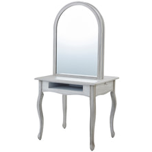 【シャビーシック】天然木製両面ドレッサーMARIEⅡ（マリーⅡ）WH