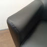 タカラベルモント STYLING SOFA II Morb ブラック アルミバー付 ５本脚ベース 新品レザー張替済 12