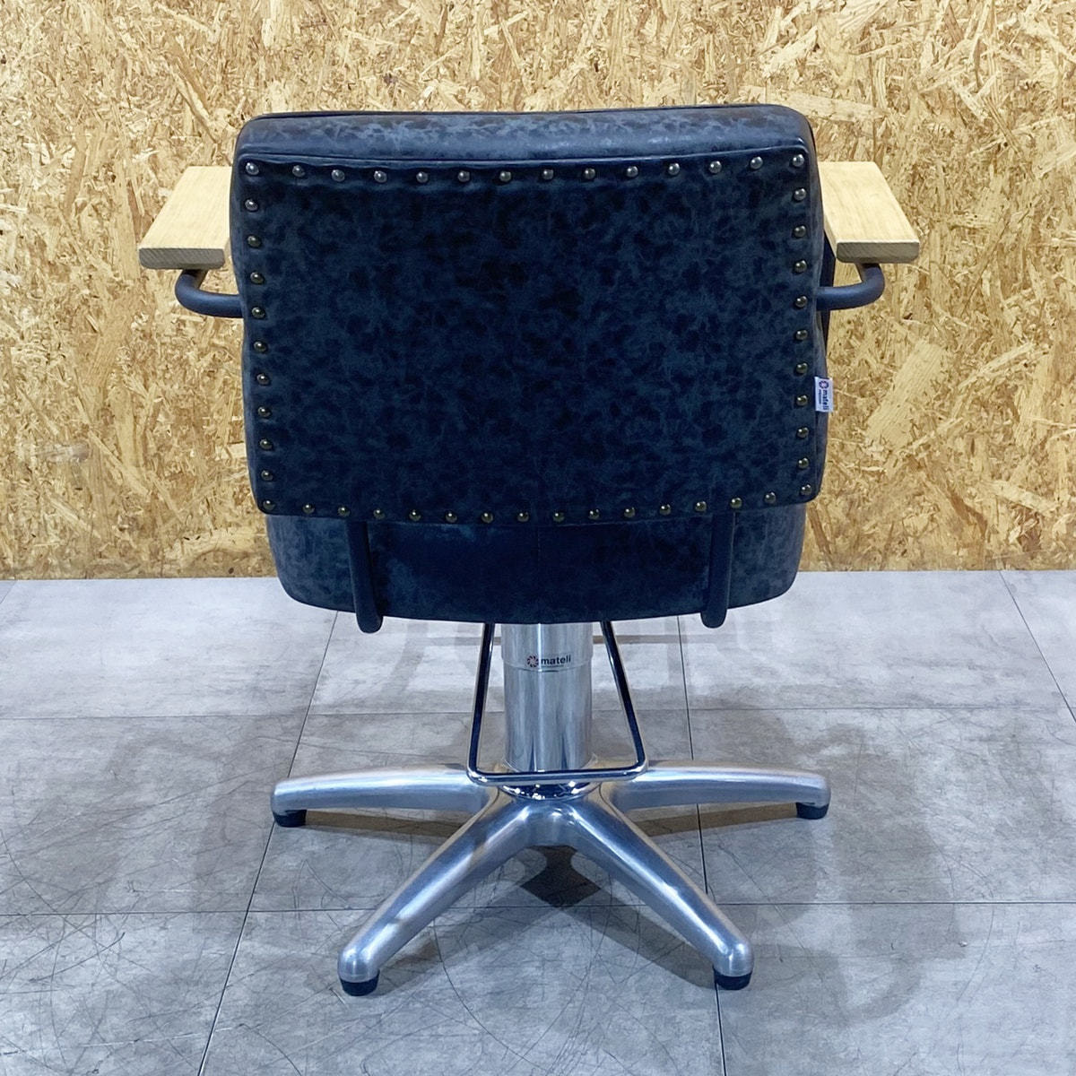 中古】マテリ スタイリングチェア『ハーネスコードⅡ』ブラックの卸