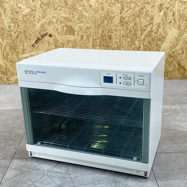 【中古】滝川　紫外線消毒器『DIGTAL STERILZER（デジタル ステライザー） TG-8120』ホワイト 1