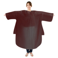 【アウトレット】袖付カットクロス&alpha;（防水＆シワ加工仕様） ダークブラウン