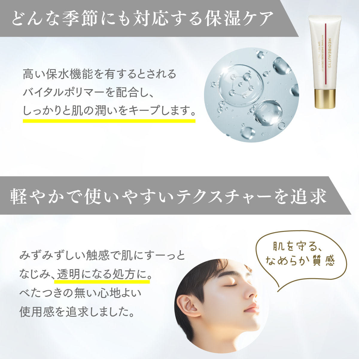 JC MEDI BEAUTYS JC ホワイトニングシアローブクリームUV 50g 【医薬部