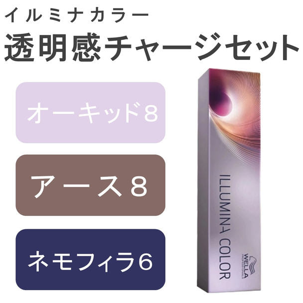 イルミナカラー 透明感チャージセット 1