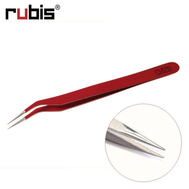 【rubis】アイラッシュ仕分け用ツイーザー レッド 1