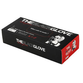 【サイズ交換OK】 THE BLACK SSサイズの卸 50枚入 GLOVE(ブラックグローブ) 日用品