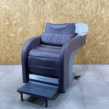 【中古】タカラベルモント　バックシャンプー 『YUME ixi（ユメ イクシ）』 立位仕様　ダークブラウン