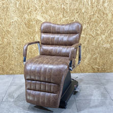 【中古】ビューティガレージ 　シャンプー椅子『TOUGH DESIGN PRODUCT D103』キャメルブラウン