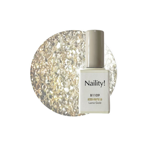 Naility！（ネイリティー）カラージェル ボトルタイプ B1109 ラメゴールド 1