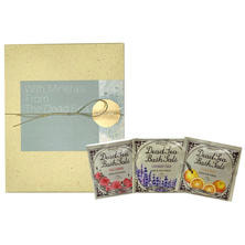 【数量限定】ミネラリア デッドシーバスソルト ナチュラルアロマシリーズ3種&times;80g プチギフトBOX