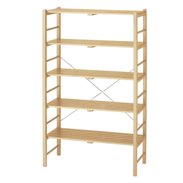 ウッドラック＜W90cm×H150cm＞5段 1