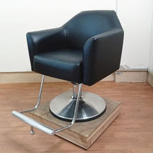 タカラベルモント STYLING SOFA II Morb モーブ ブラック アルミバー付 丸ベース 新品レザー張替済