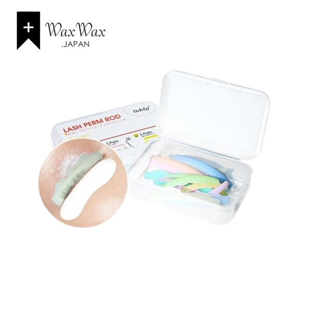 【WaxWax】カールの形状が豊富 シリコンロッド レインボー 8種類 1