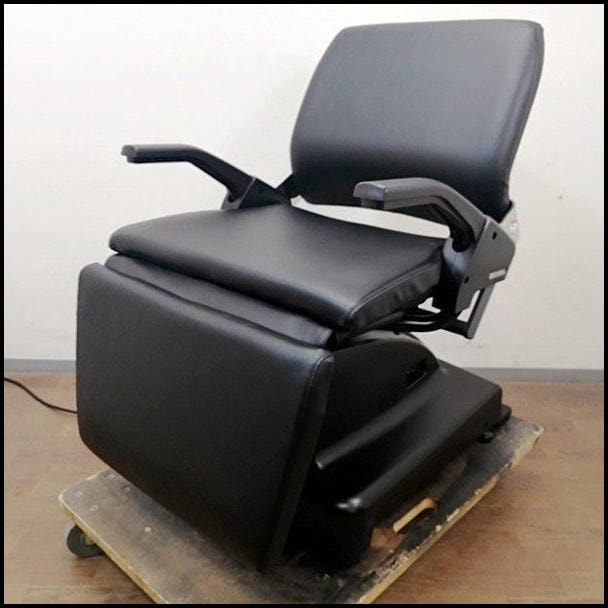 タカラベルモント フェリオオープン レッグレスト連動 ブラック 新品レザー張替済 1