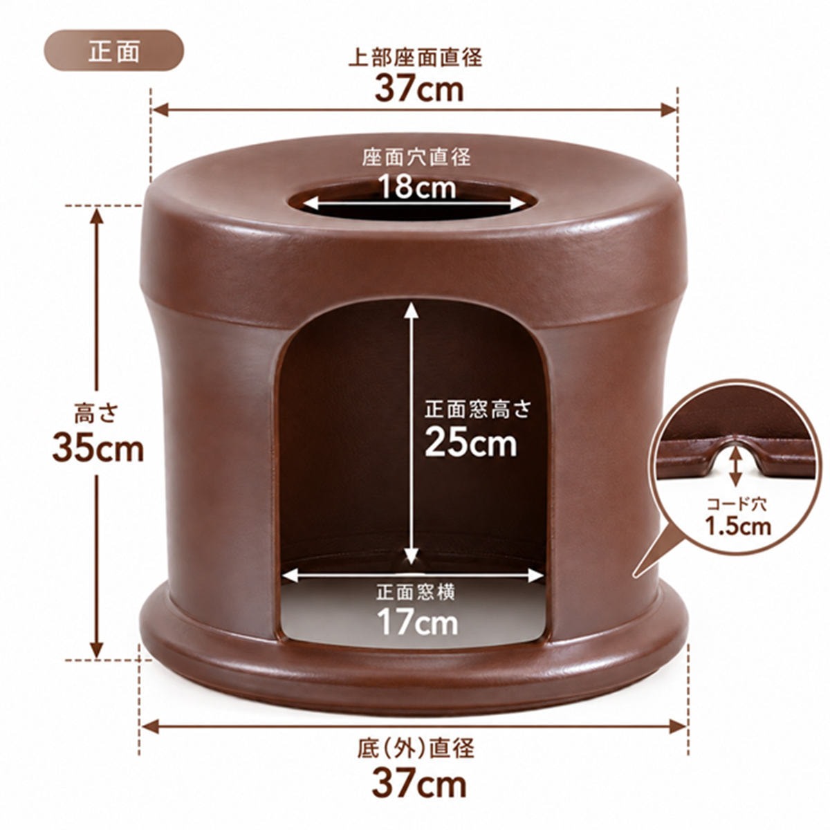 信楽焼座浴器（よもぎ蒸し専用椅子）の卸・通販 | ビューティガレージ
